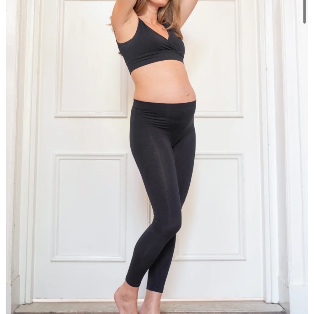 Seraphine Bamboo Under-Bump Maternity Leggings